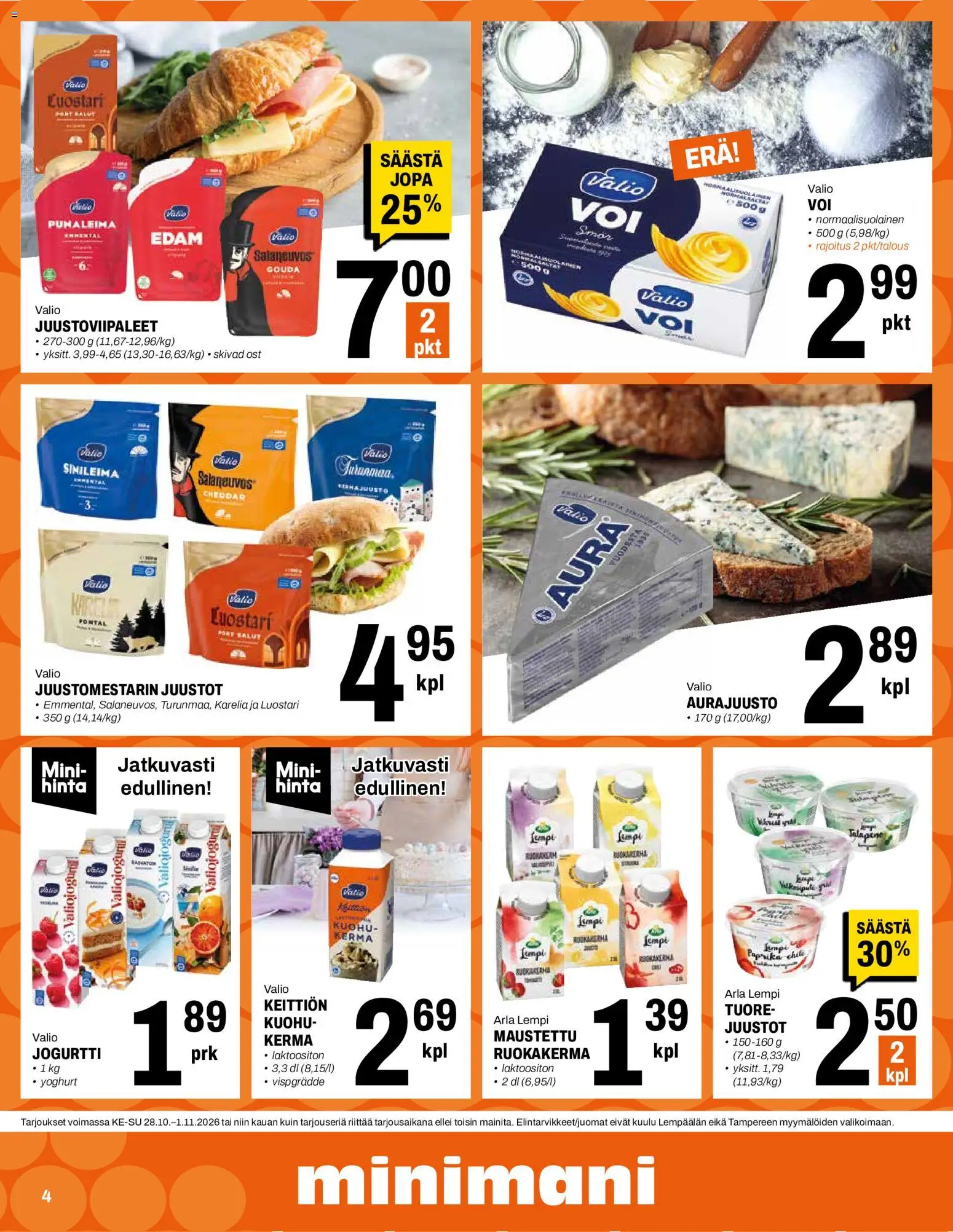 Minimani tarjoukset – voimassa 28/10/2026 alkaen | Sivu: 4