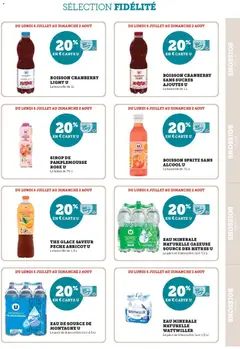 U Express - Prévisualisation de U Express - Ma sélection Carte U Juillet valide à partir de 06/07/2026 | Page: 15 | Produits: Alcool, Pamplemousse, Pêche, Eau minérale naturelle