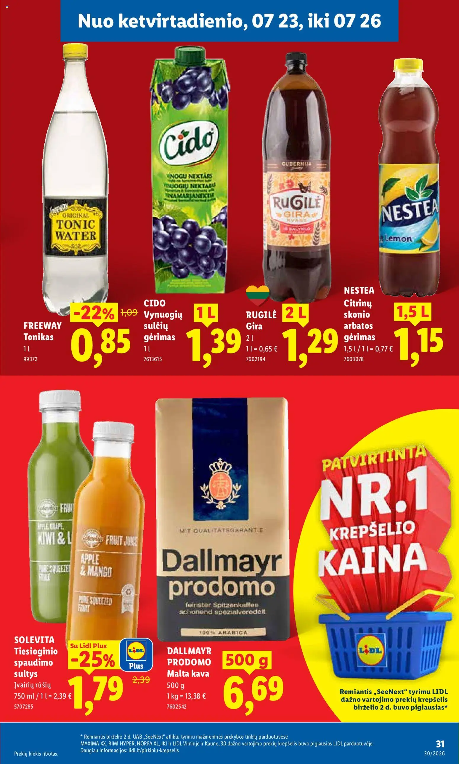 LIDL akcijos nuo 2026.07.20 | Puslapis: 37