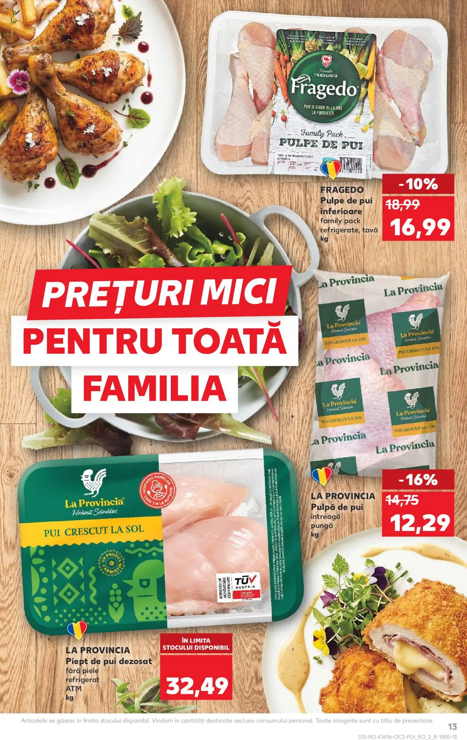 Kaufland RO akciós ujság - amely érvényes a következő dátumtól: 15.04.2026 | Oldal: 13