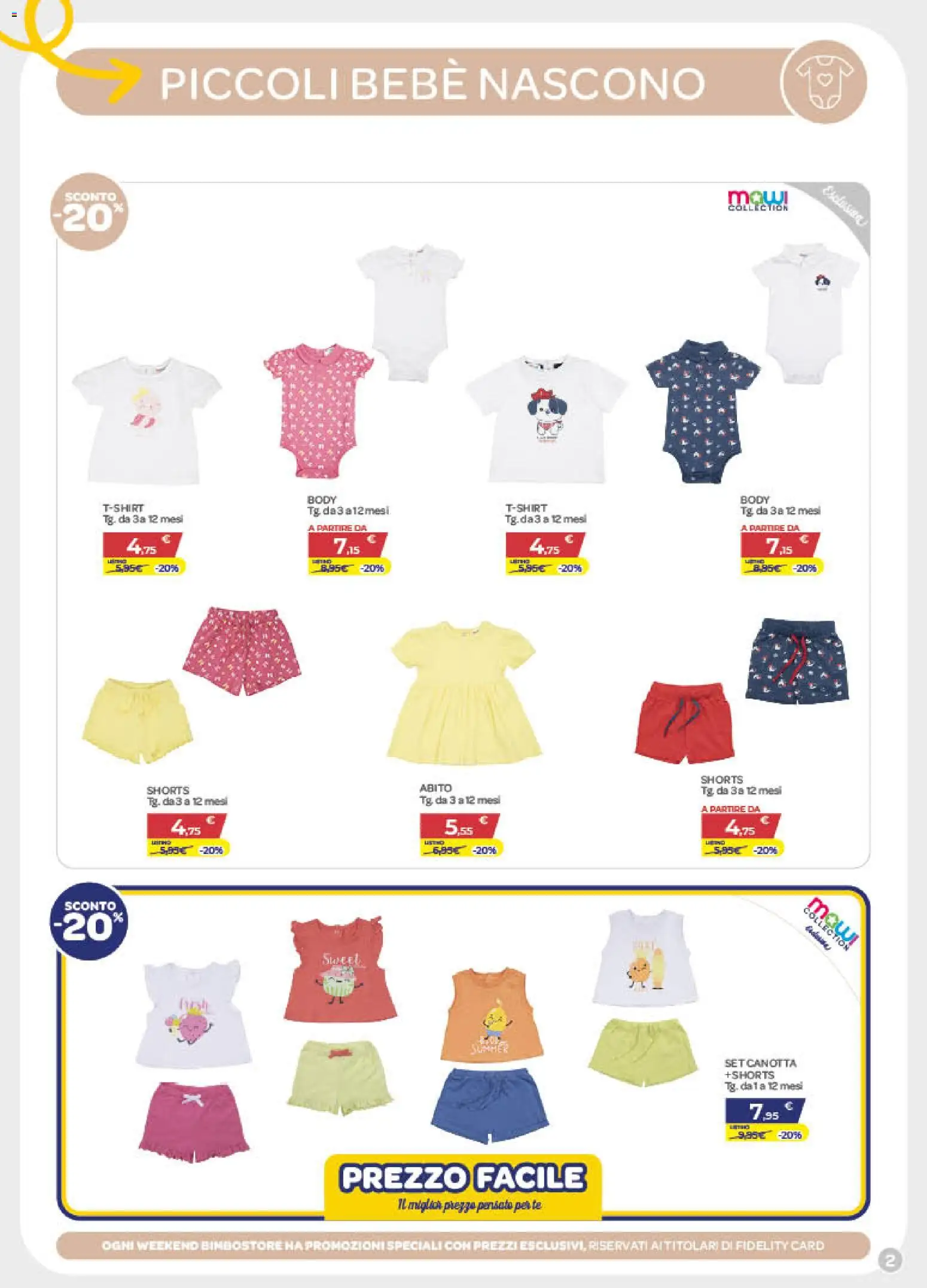 Volantino Bimbo store del 11.06.2026 | Pagina: 2 | Prodotti: Tè, Canotta, Abito