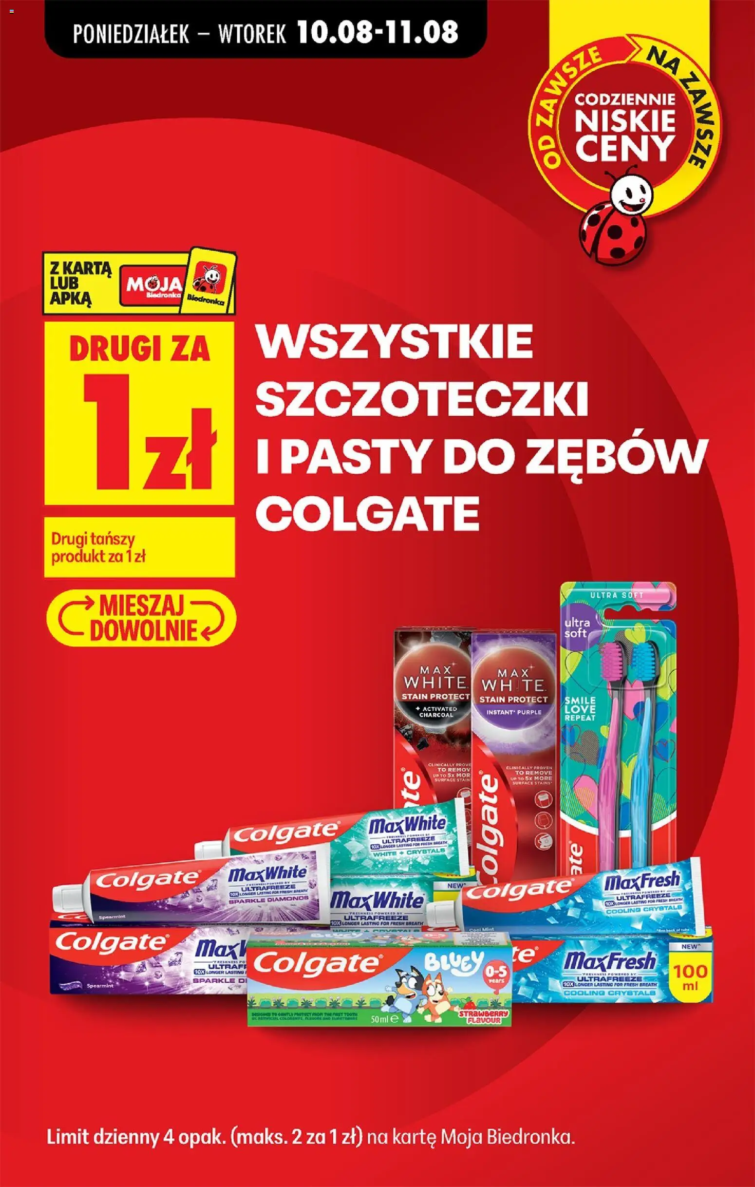 Biedronka gazetka od 10.08.2026 | Strona: 24 | Produkty: Karta