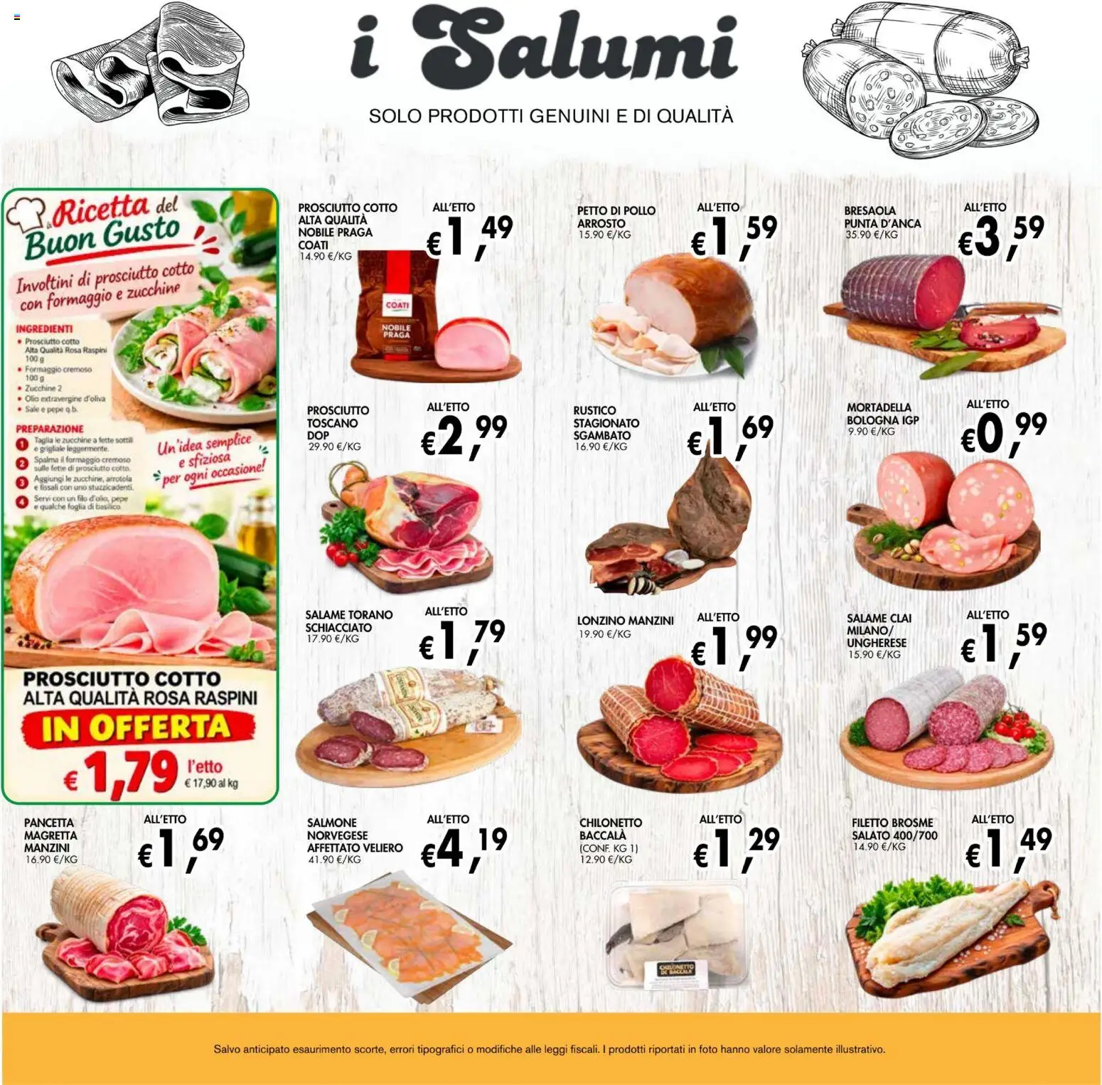 Volantino Coal del 22/10/2026 | Pagina: 9 | Prodotti: Arrosto, Pancetta, Filetto, Olio