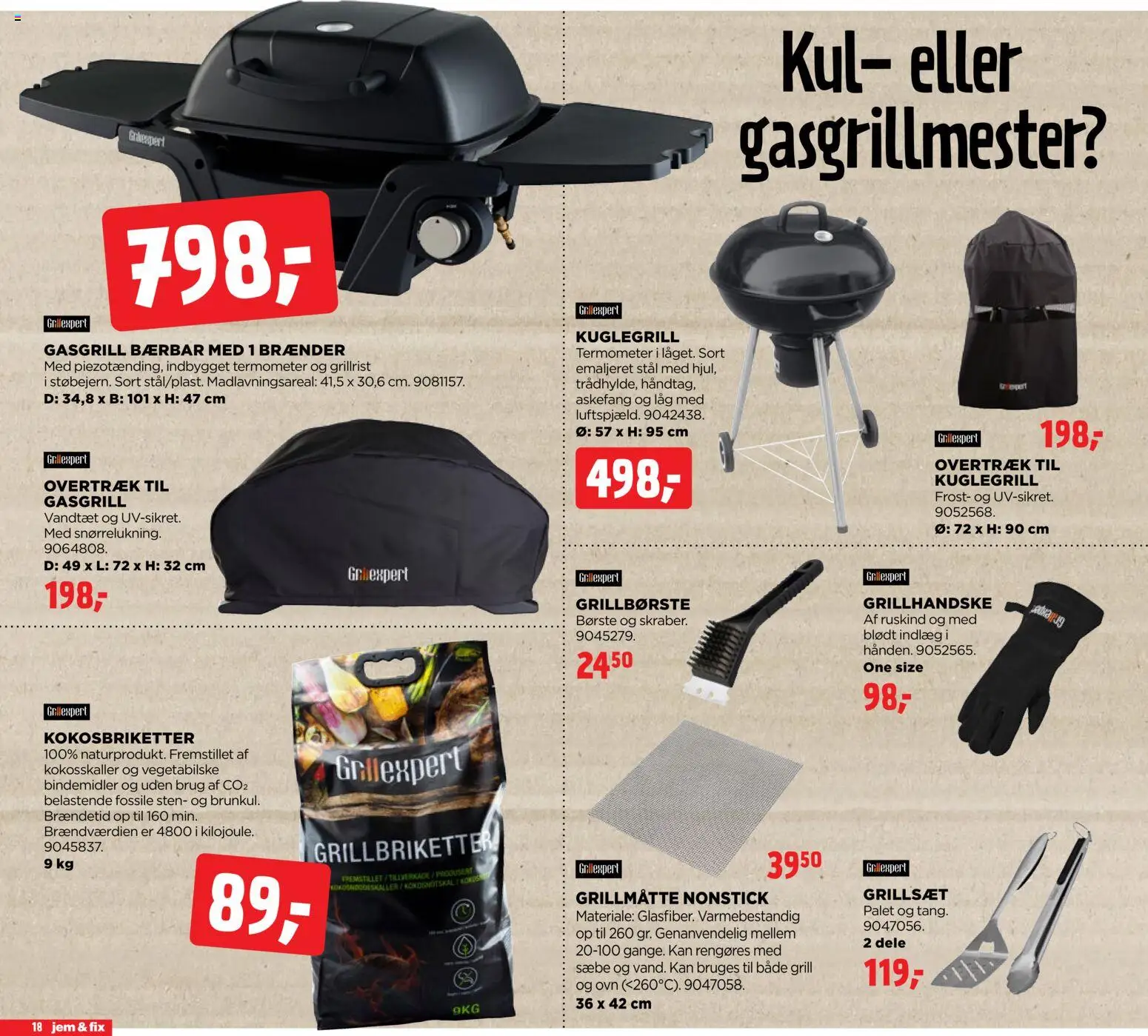 Jem & fix tilbudsavis – gyldig fra 24.05.2026 | Side: 18 | Produkter: Børste, Sæbe, Termometer, Ovn