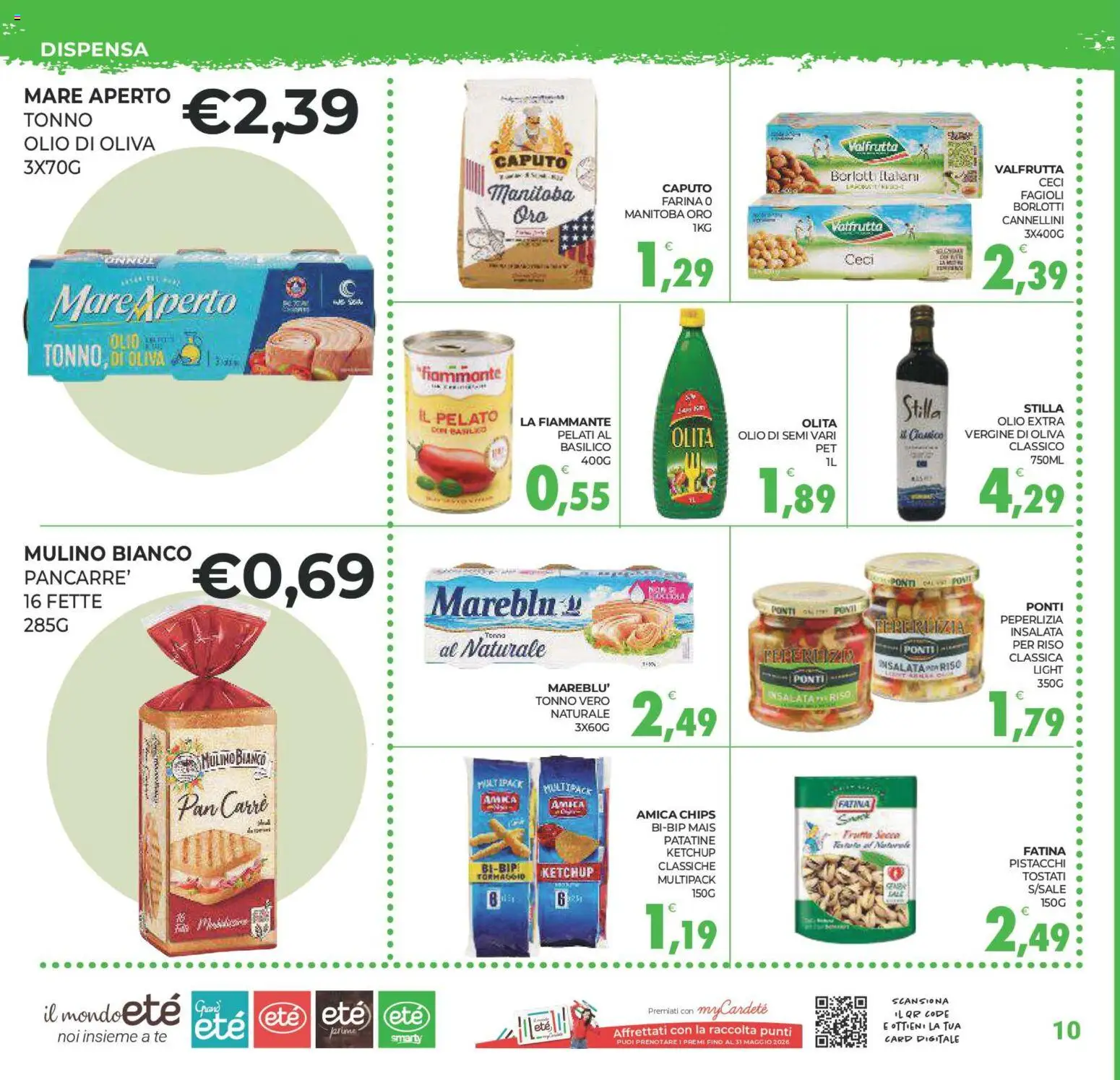 Volantino Eté del 29.04.2026 | Pagina: 10 | Prodotti: Patatine, Insalata, Ceci, Insalata di riso