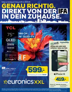 Euronics Prospekt ab 12.09.2026 gültig