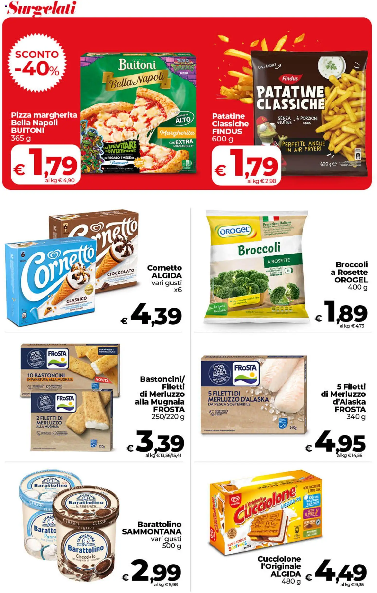 Volantino COOP del 07.04.2026 | Pagina: 22 | Prodotti: Cioccolato, Pizza, Merluzzo, Pesca
