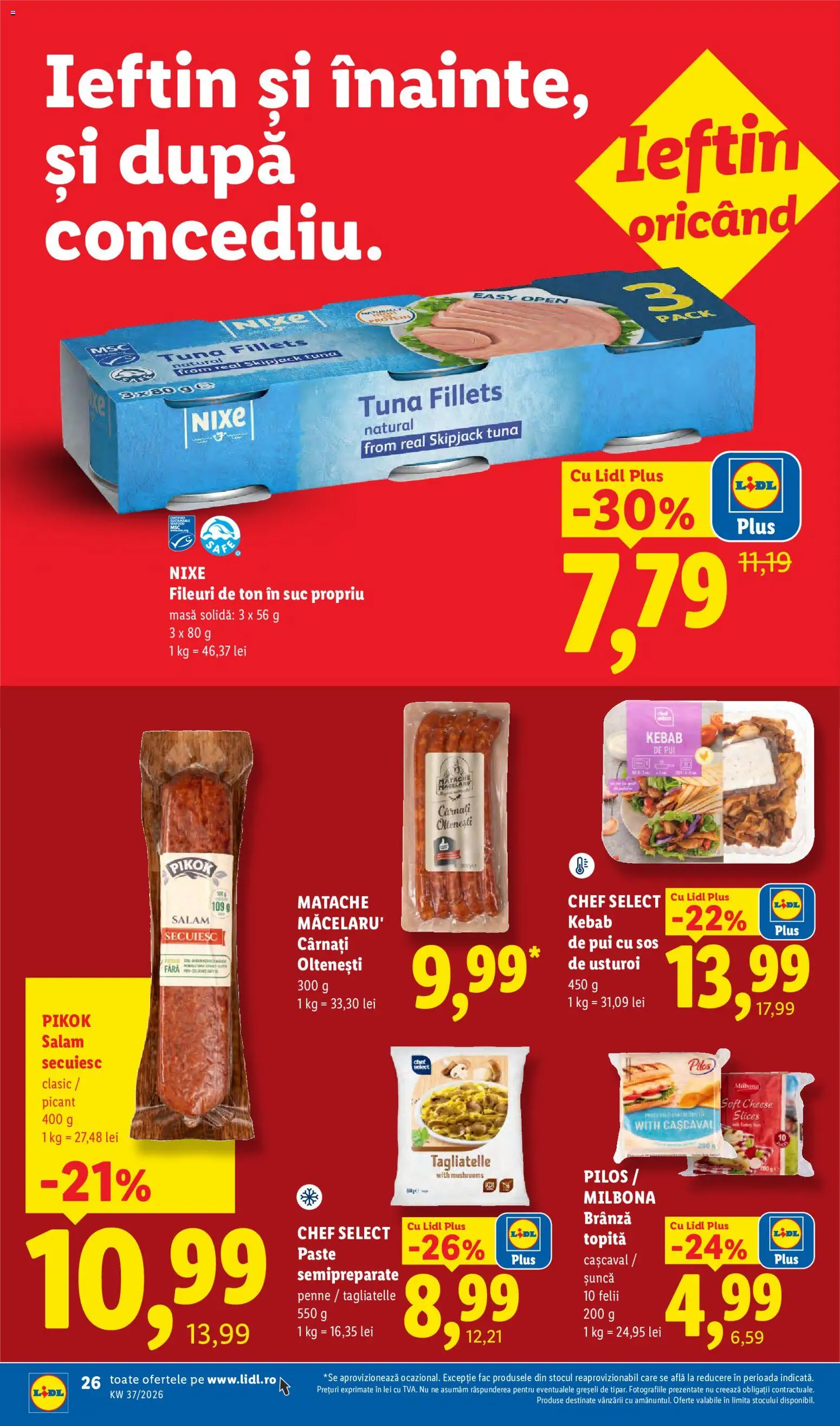 Noul catalog Lidl – valabil de la 07.09.2026 | Pagină: 26