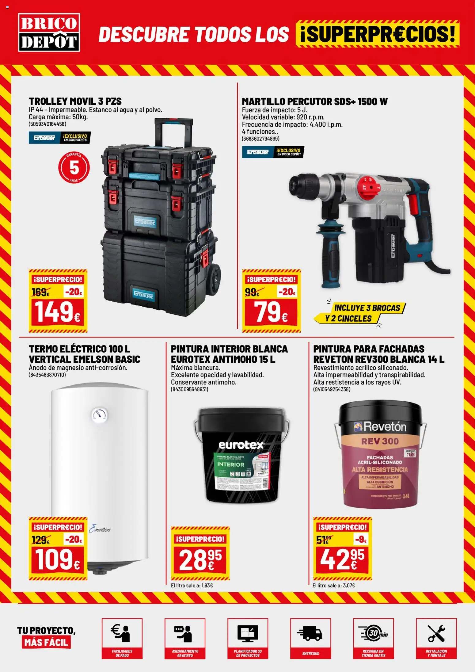 Brico Depôt folleto │ válido desde el 31/07/2026 | Página: 4 | Productos: Pintura plástica