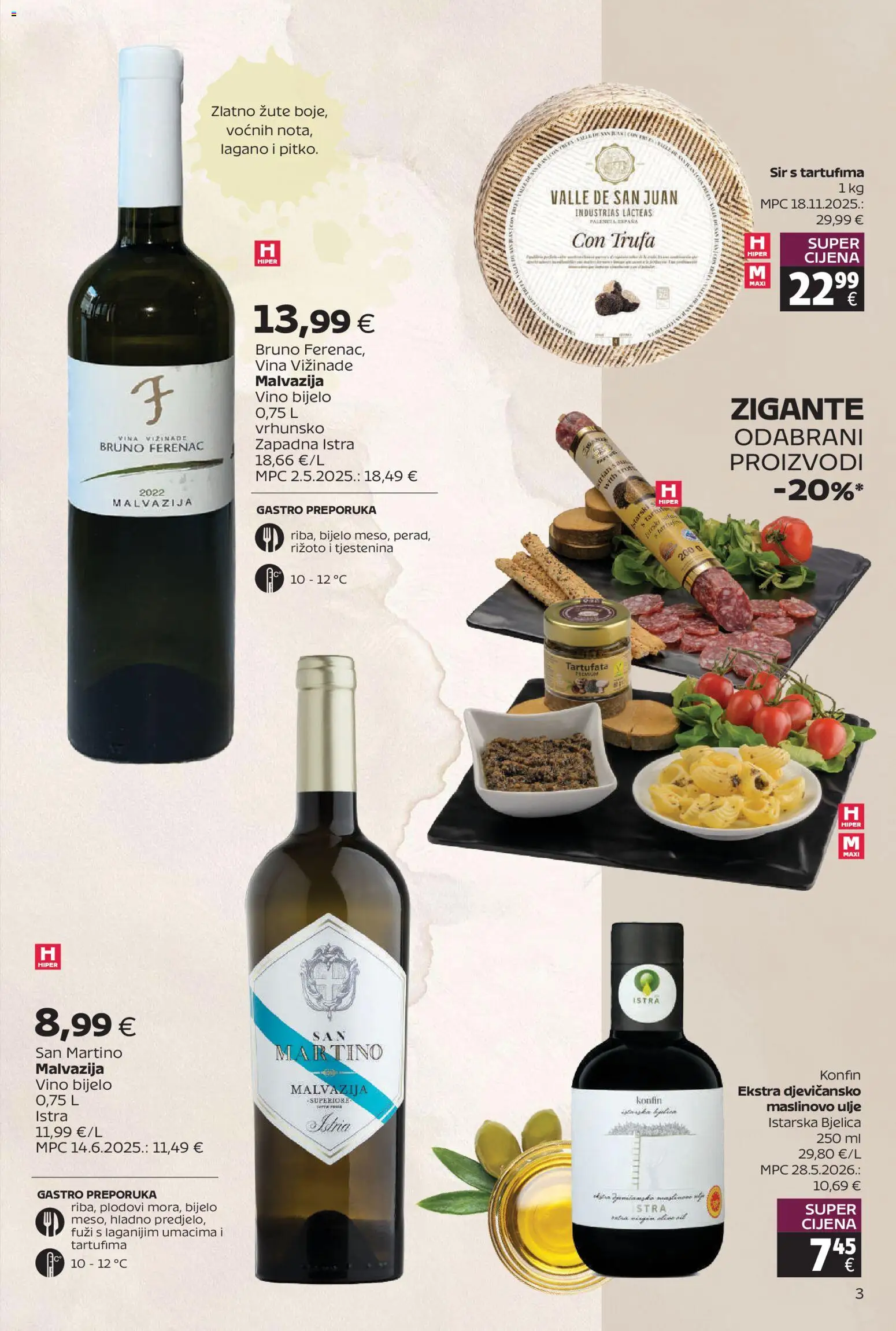 Tommy katalog | vrijedi od 20.07.2026 | Stranica: 3 | Proizvodi: Sir, Ulje, Maslinovo ulje, Tjestenina