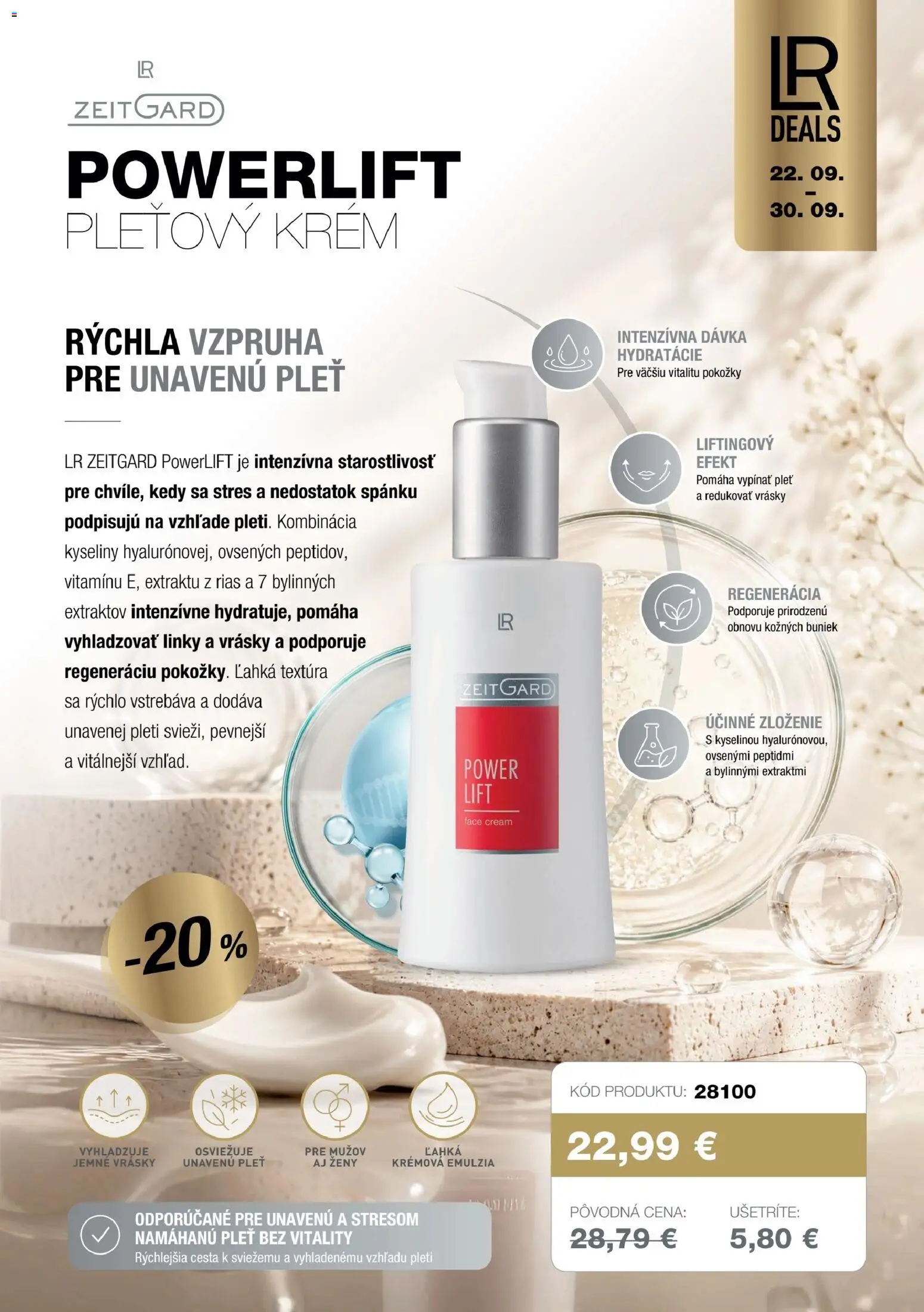 Nové LR akcie – leták je platný od 22.09.2026 | Strana: 4 | Produkty: Krém