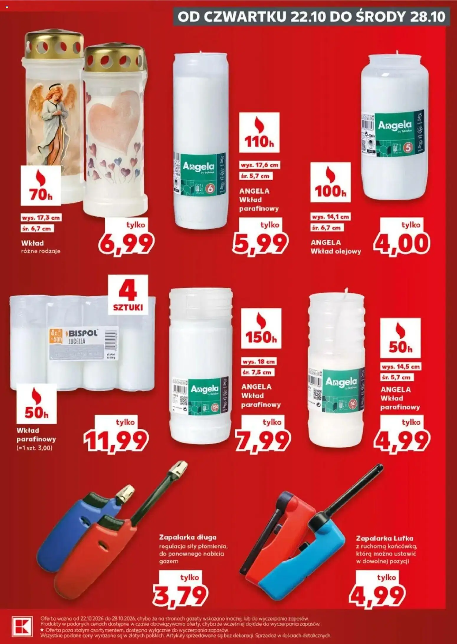 Kaufland gazetka - Znicze od 22.10.2026 - od jutra PDF | Strona: 17 | Produkty: Gazety