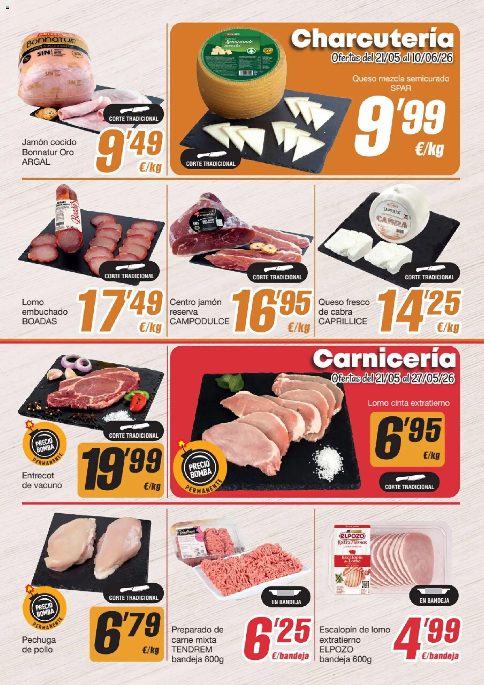 Economy Cash folleto │ válido desde el 21.05.2026 | Página: 3 | Productos: Jamón, Jamón cocido, Queso fresco, Bandeja