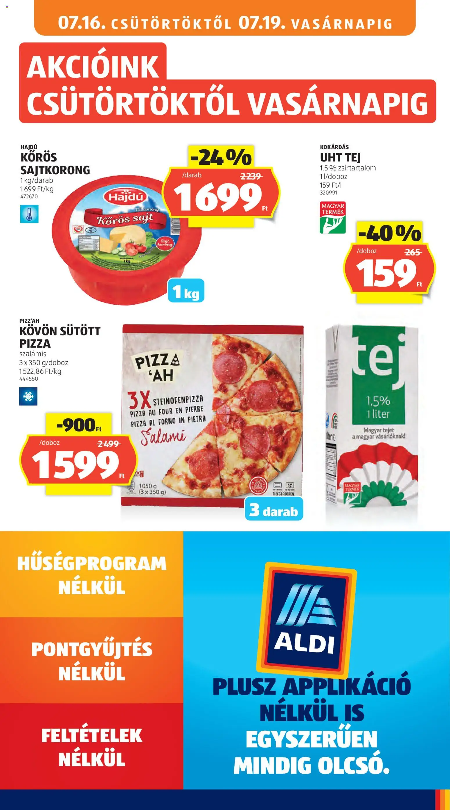 Aldi akciós ujság - amely érvényes a következő dátumtól: 2026.07.16. | Oldal: 15