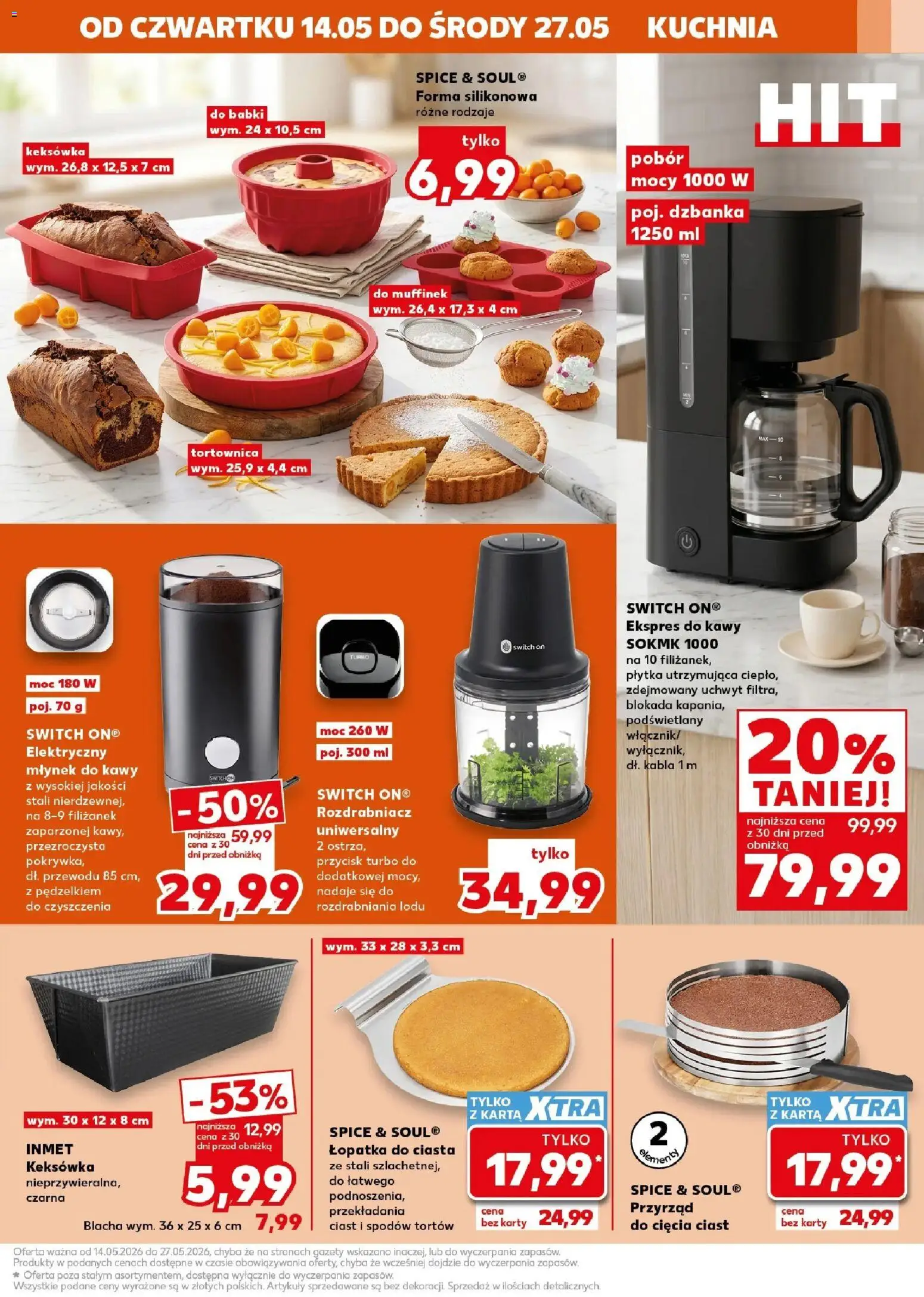 Kaufland gazetka - Złap Okazje od 14.05.2026 | Strona: 7 | Produkty: Karta, Ekspres do kawy, Młynek, Młynek do kawy