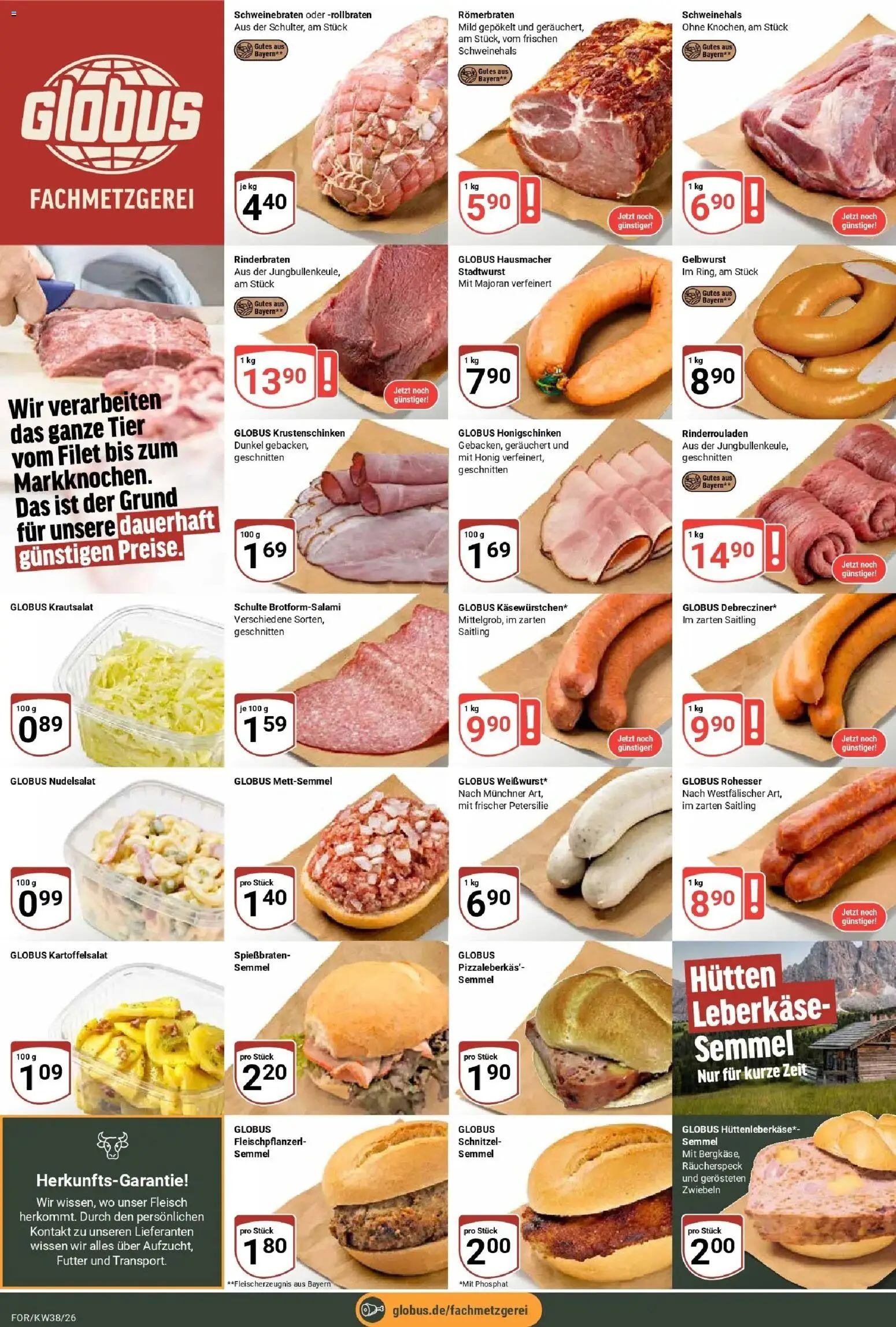 Globus Prospekt Forchheim (ab 14.09.2026) » Angebote online | Seite: 8 | Produkte: Rinderrouladen, Schnitzel, Petersilie, Fleisch