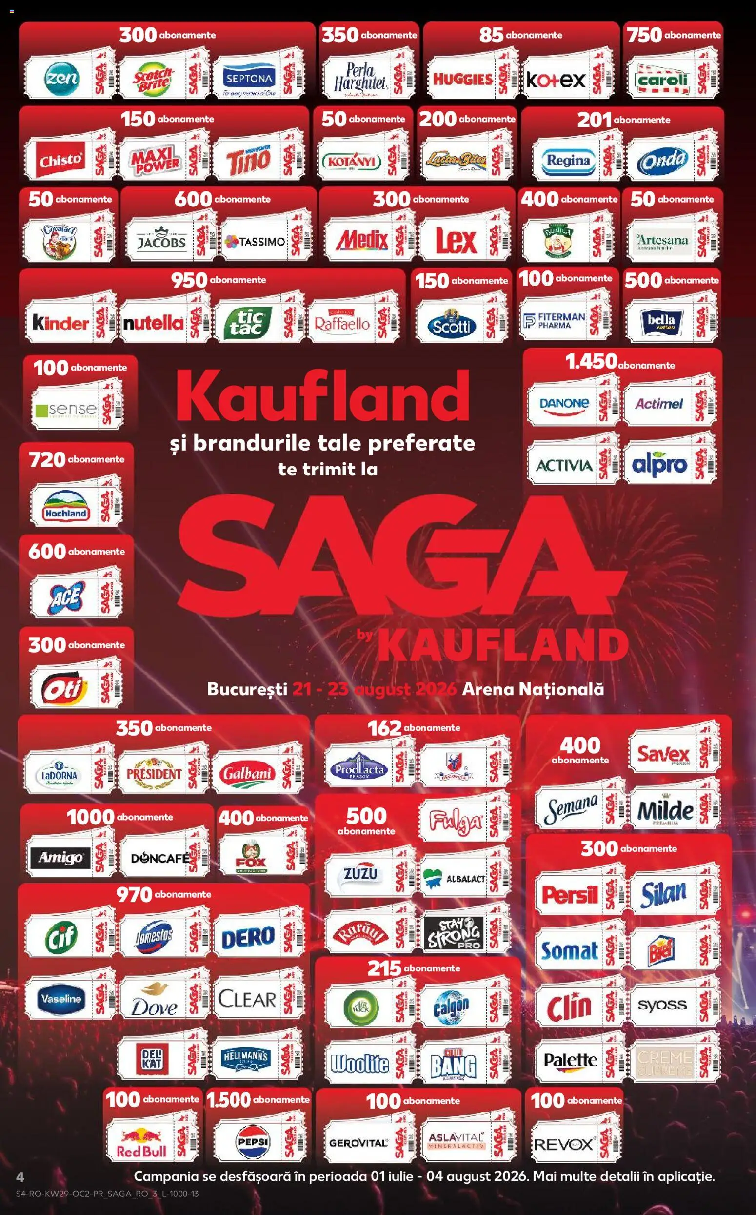 Noul catalog Kaufland – valabil de la 15.07.2026 | Pagină: 4 | Produse: Zuzu, Semana, Doncafe, Power