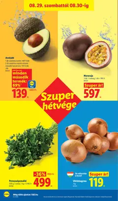 Petrezselyemzöld, 200 g / csokor; 1 kg = 2 495 Ft, 83096 - amely érvényes a következő dátumtól: 2026.08.27. | Oldal: 52