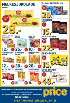 Forhåndsvisning av Price Lagerbutikk kundeavis gyldig fra 02/09/2026 | Side: 3 | Produkter: Sjokolade, Lakris, Drops, Salt
