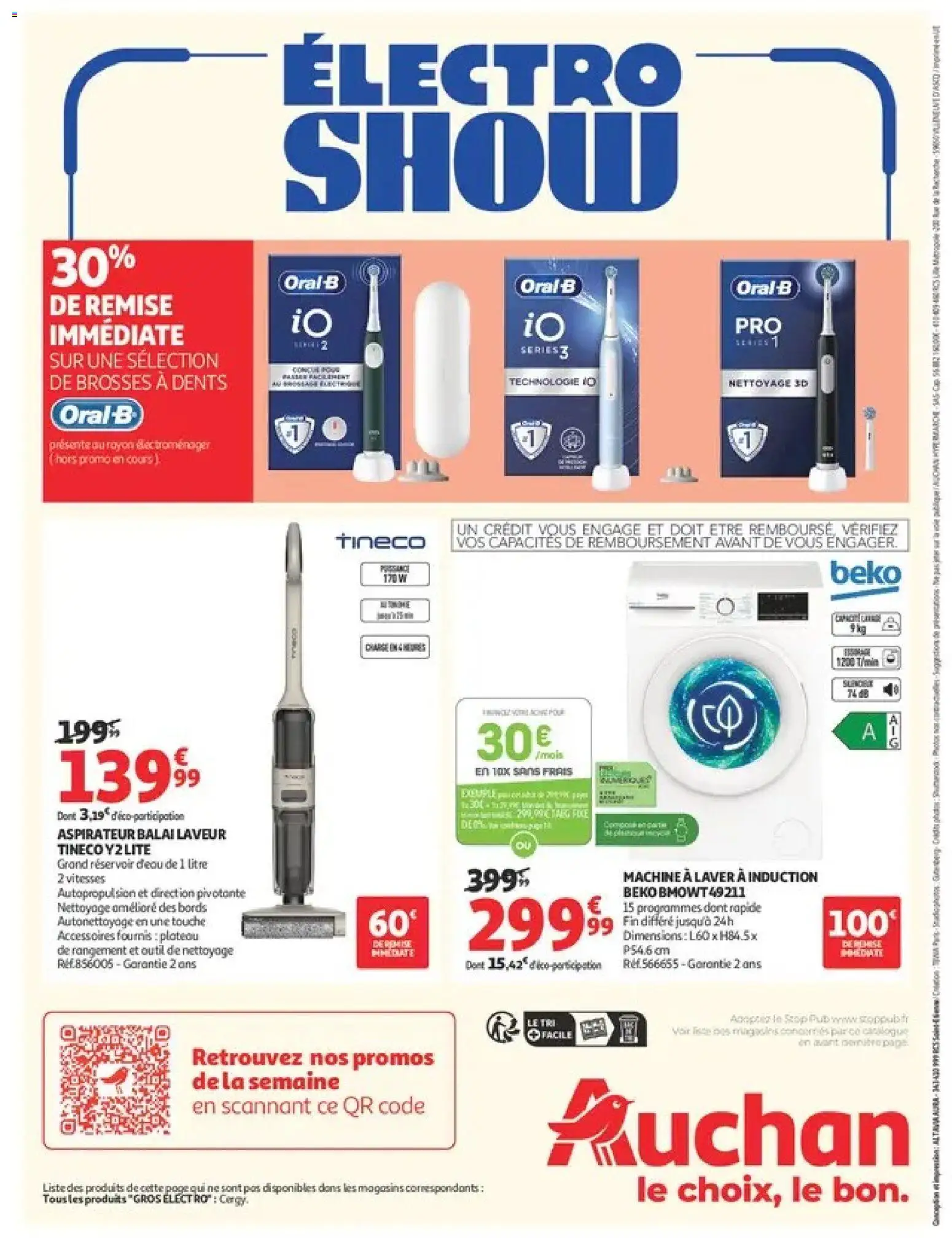 {H1} | Page: 16 | Produits: Machine à laver, Plateau, Aspirateur, Brosses a dents