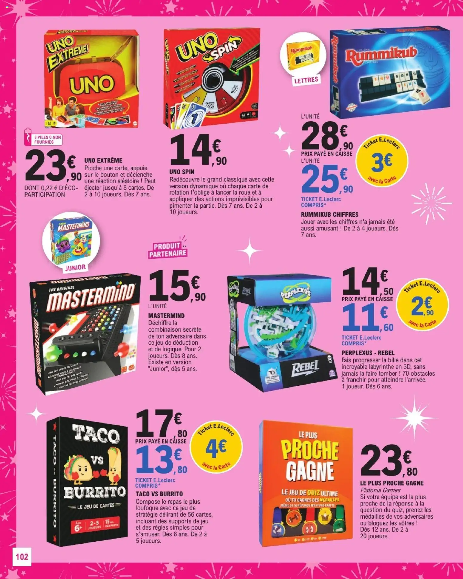 {H1} | Page: 102 | Produits: Combinaison, Thé, Piles, Médailles
