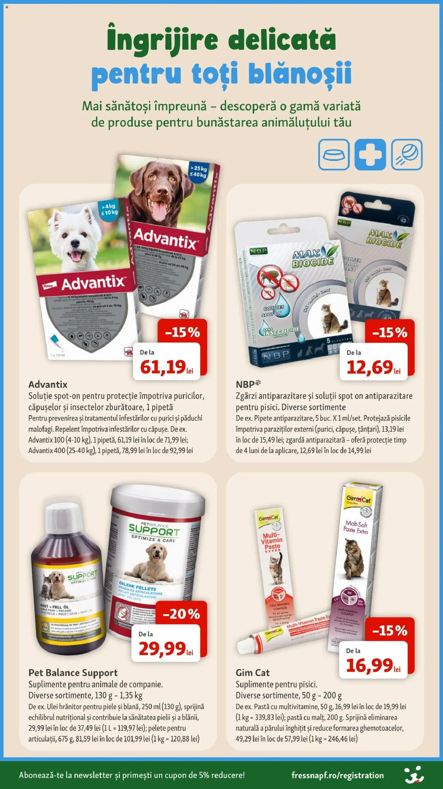Noul catalog Fressnapf – valabil de la 04.06.2026 | Pagină: 3 | Produse: Ulei, Paste