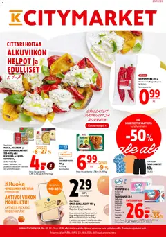 K-Citymarket-mainoslehti voimassa 22.06.2026 alkaen