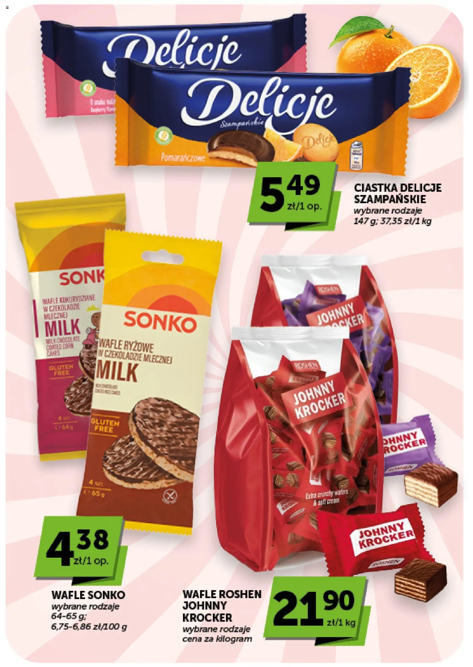 ABC gazetka - Market od 06.08.2026 | Strona: 26 | Produkty: Wafle, Wafle ryżowe, Ciastka