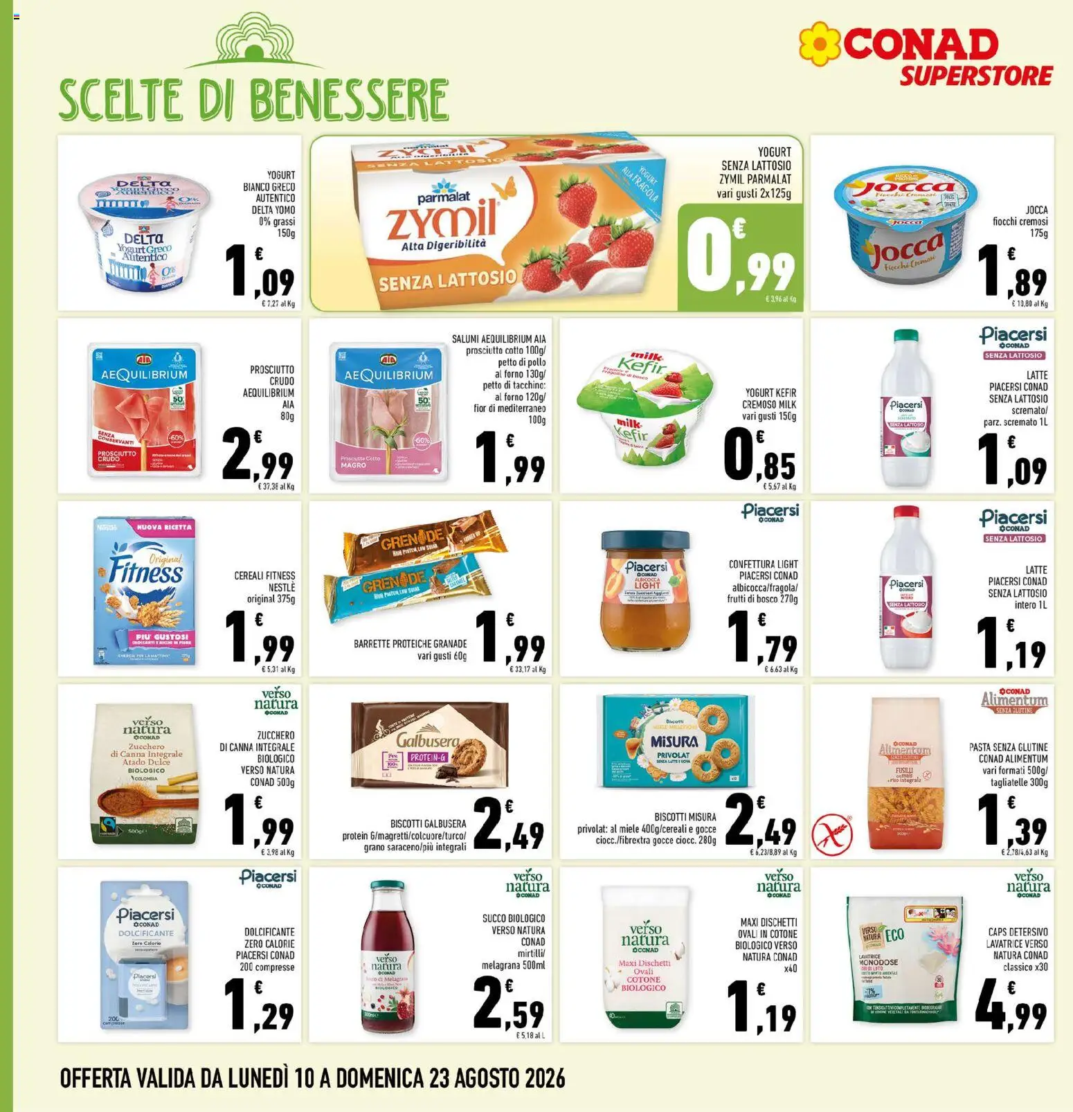 Volantino Conad del 10/08/2026 | Pagina: 18