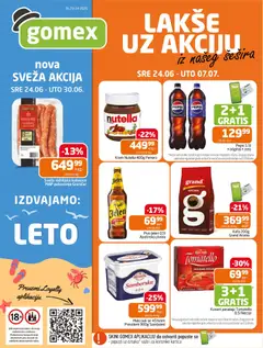 Gomex katalog - pregled Gomex kataloga - važi od 24.06.2026