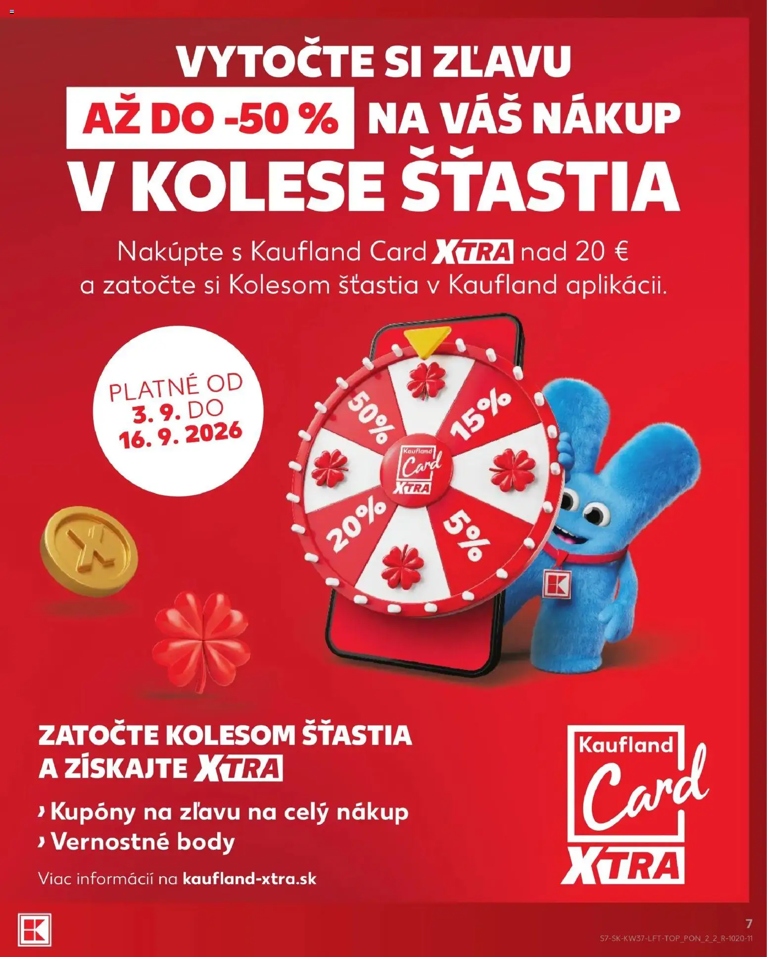 Nové Kaufland akcie – leták je platný od 10.09.2026 | Strana: 7