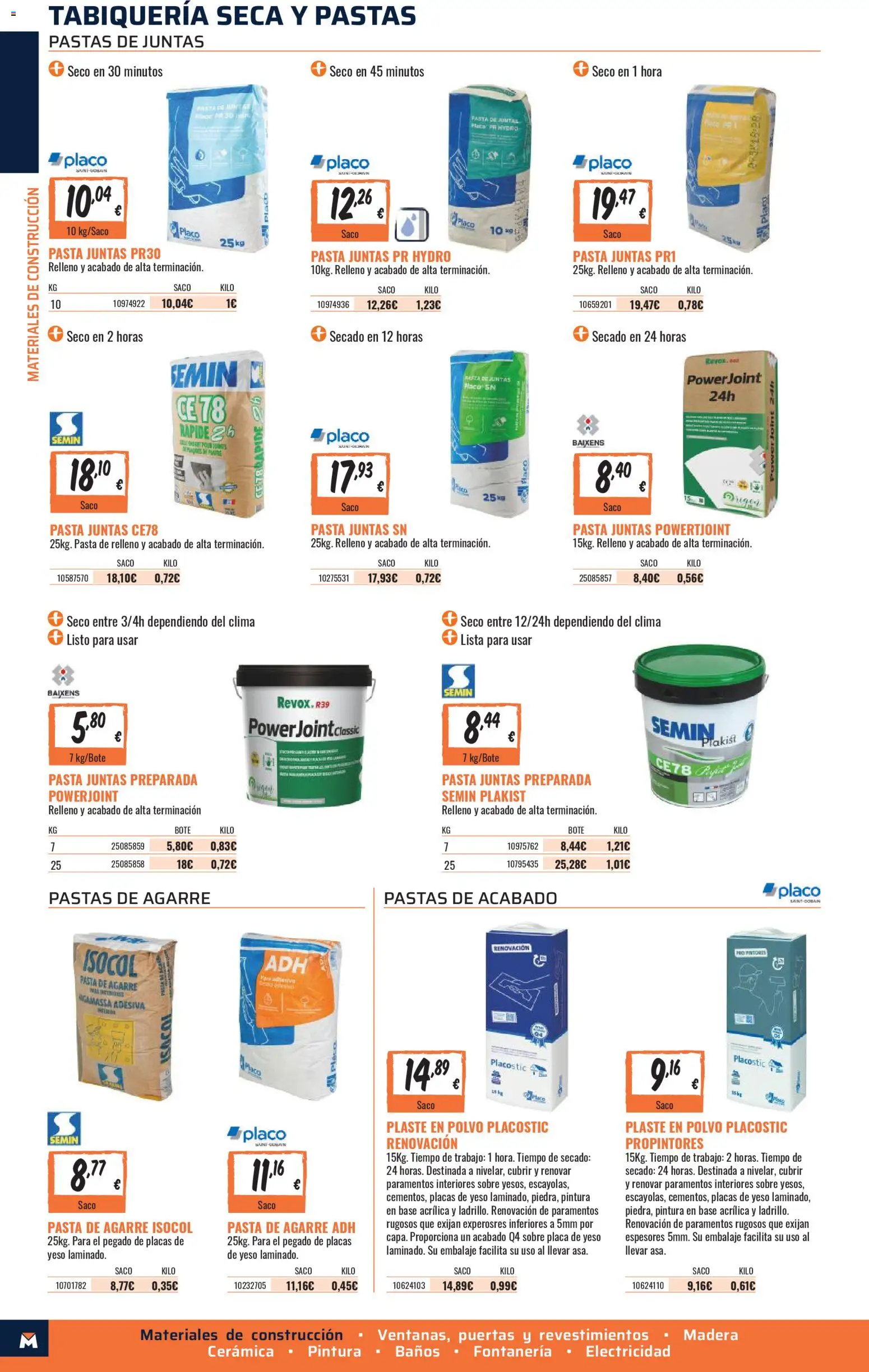 Obramat - Reformas Otono Imprenta Almacenes 26 Murcia 2026 │ válido desde el 09/10/2026 | Página: 4 | Productos: Polvo, Pasta, Puertas