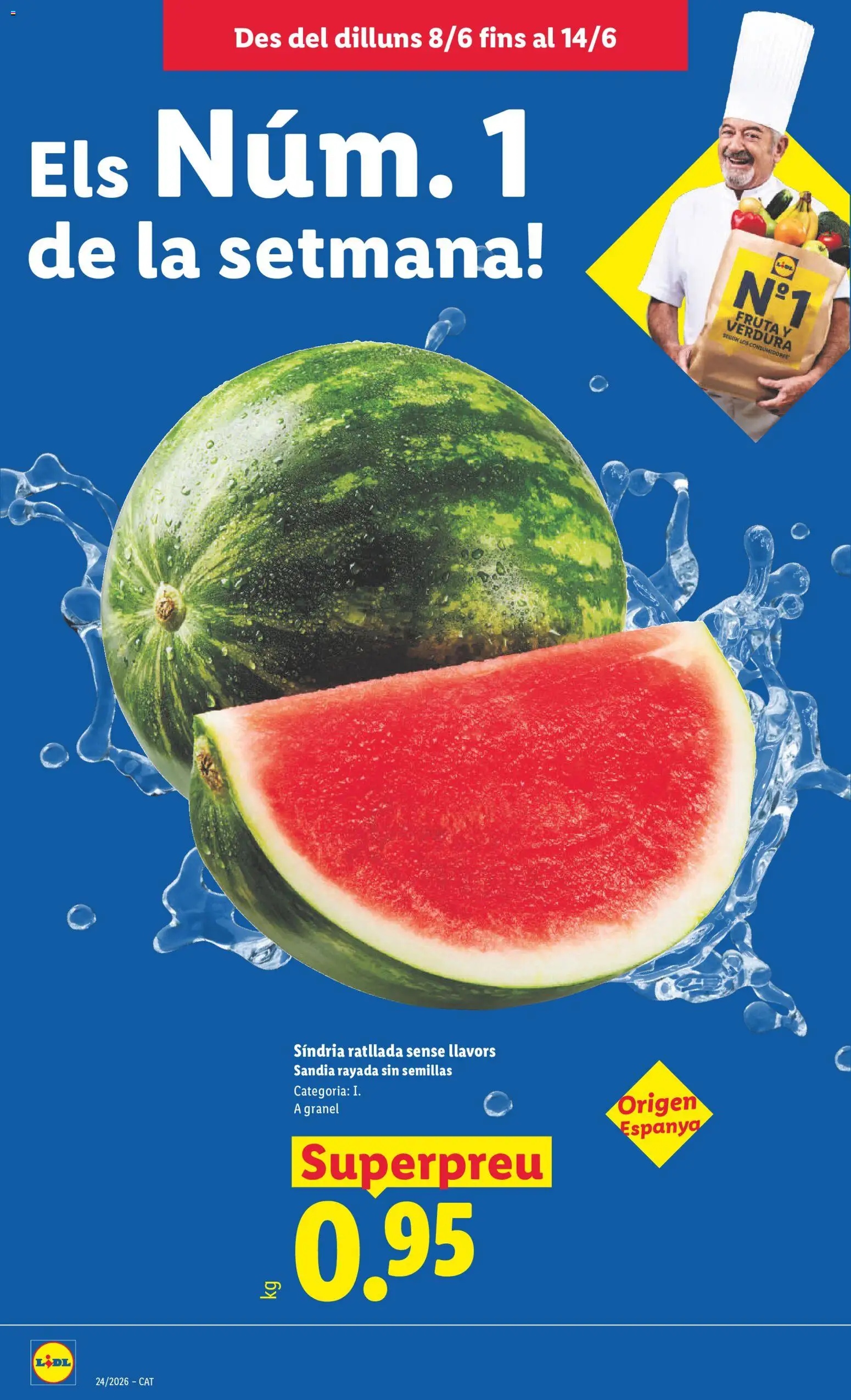 Lidl folleto │ válido desde el 08.06.2026 | Página: 2 | Productos: Sandía
