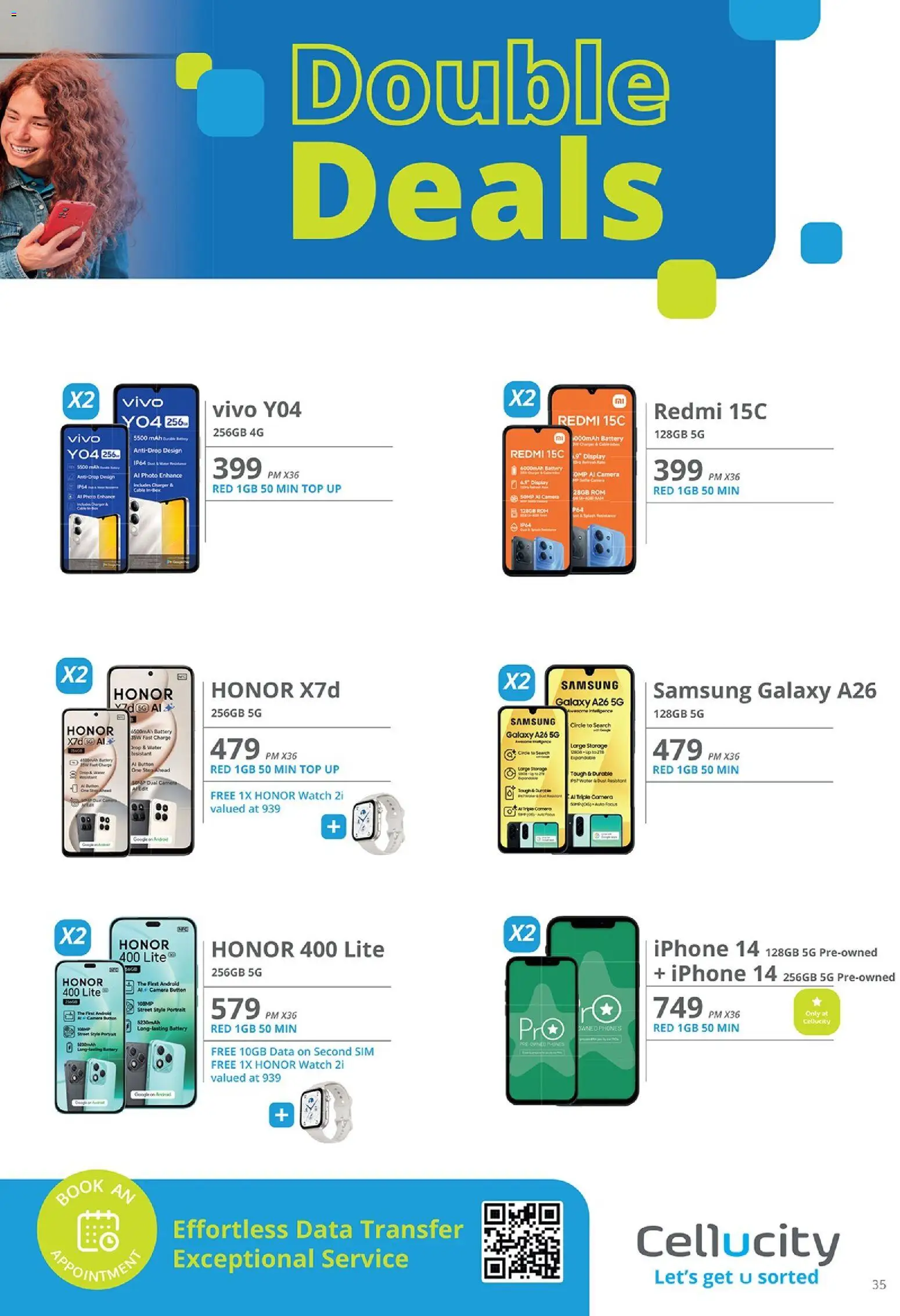 New Cellucity catalogue – valid from 06.03.2026 | Page: 35 | Products: Sim, Watch, Camera, Water