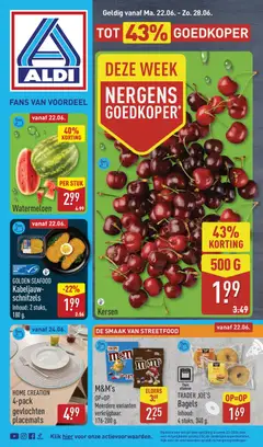 Aldi folder week 26 - Voorbeeld van een folder van Aldi, geldig van 22.06.2026