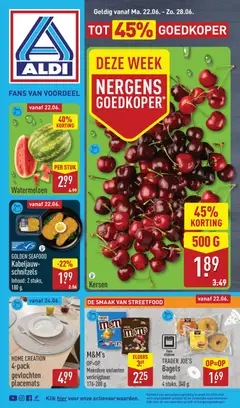 Aldi folder week 26 - Voorbeeld van een folder van Aldi, geldig van 22-06-2026