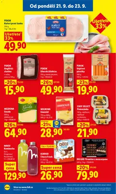 Náhled letáku PIKOK, Uherská, klobása, 250 g, klasik/pikantní od 21.09.2026 | Strana: 20