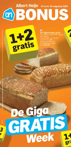 Albert Heijn Folder week / de la semaine 35 - Voorbeeld van een folder van Albert Heijn, geldig van 24/08/2026