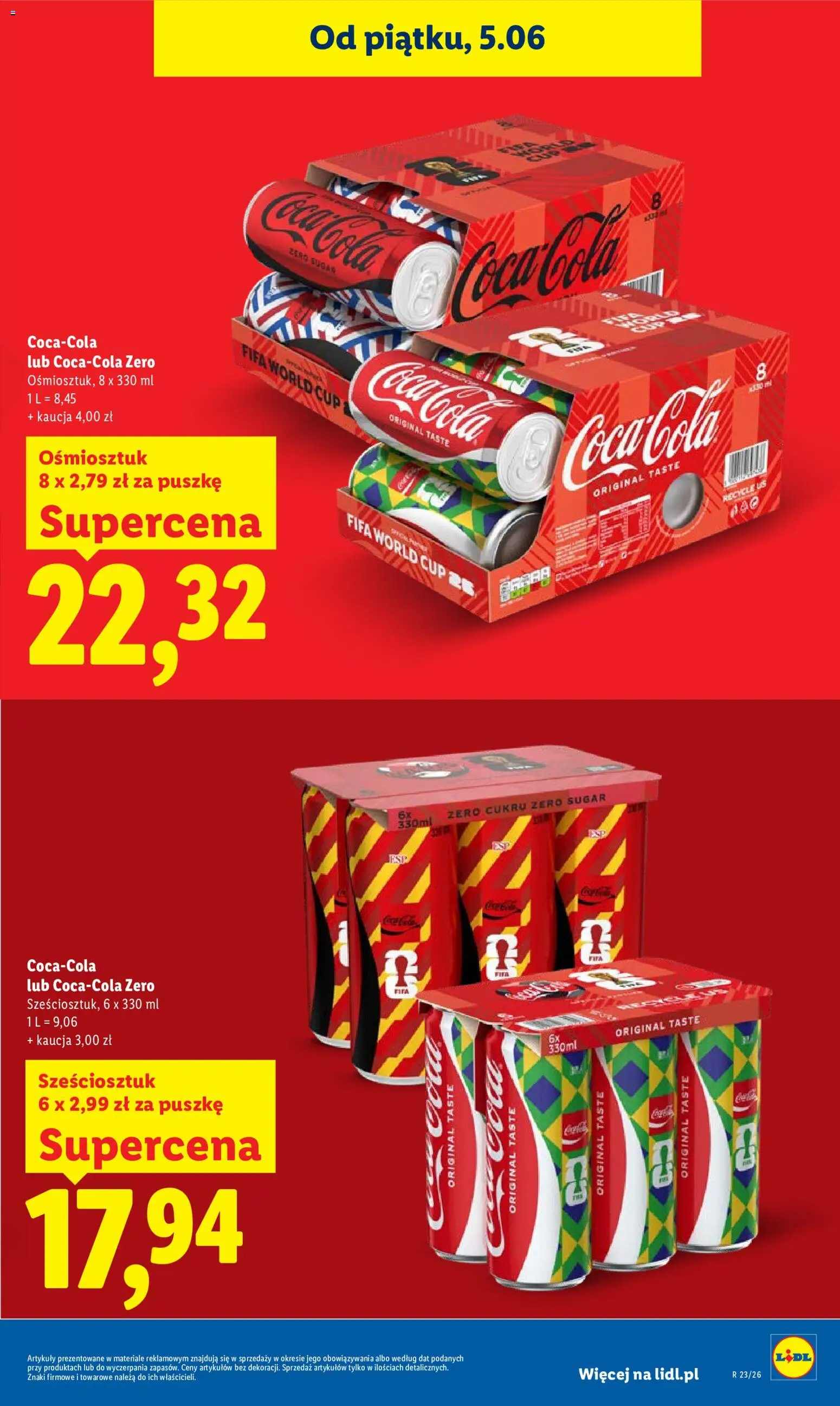 Lidl Polsko leták od 05.06.2026 | Strana: 11 | Produkty: Coca cola, Cola
