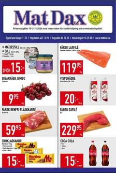 Matdax erbjudanden - Förhandsvisning av reklamblad från butik Matdax aktuell från 15.06.2026