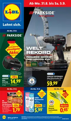 Lidl Prospekt ab 31.08.2026 gültig