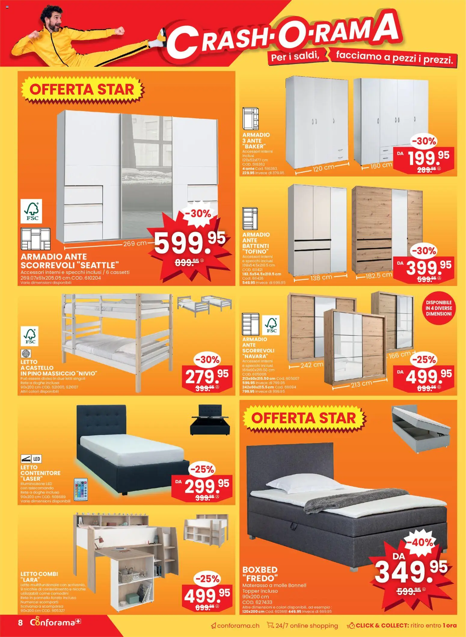 Conforama aktionen IT – gültig ab 24.06.2026 | Seite: 8 | Produkte: Topper