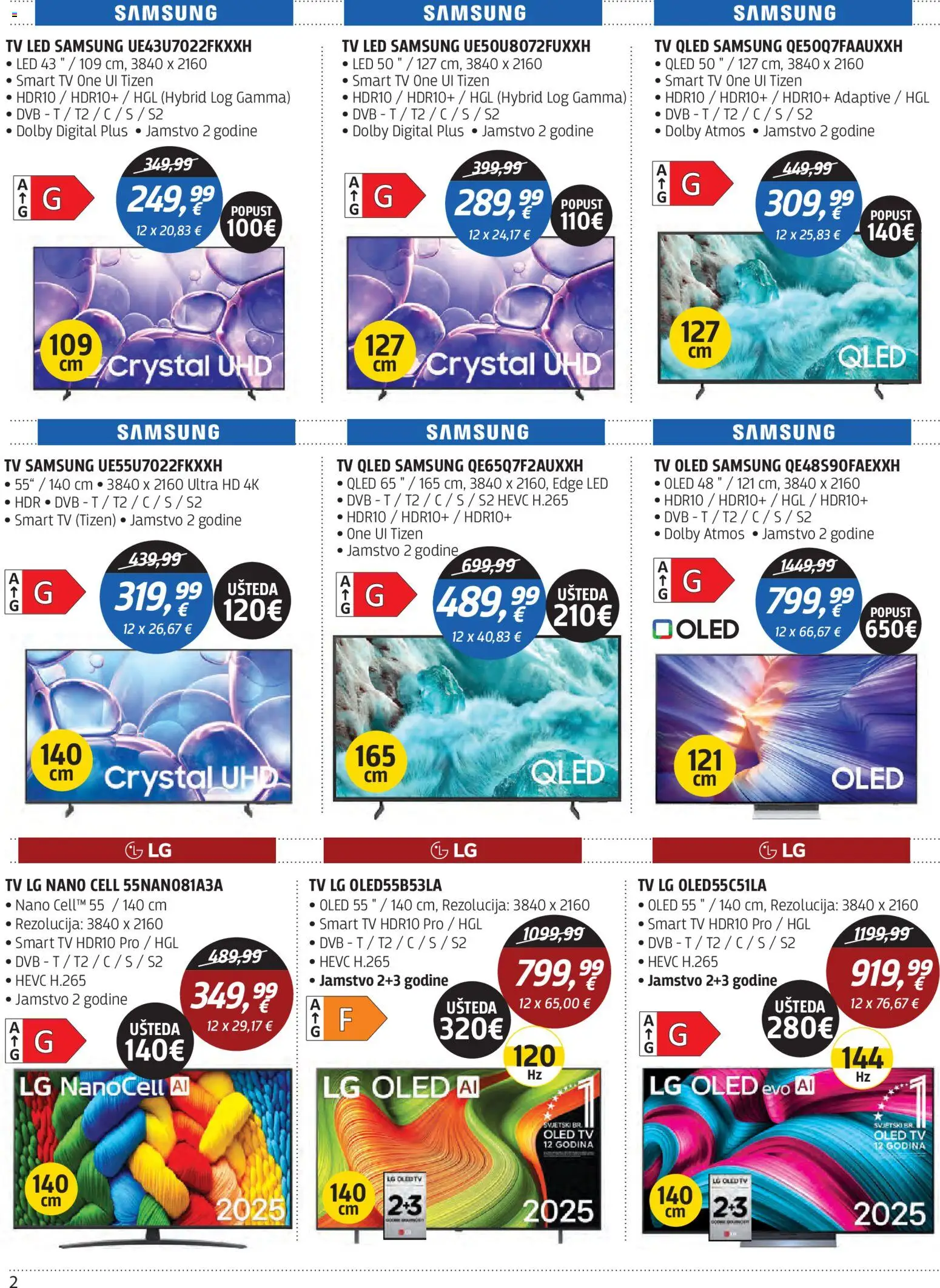 Centar Tehnike katalog | vrijedi od 25.05.2026 | Stranica: 2 | Proizvodi: Smart TV, Tv