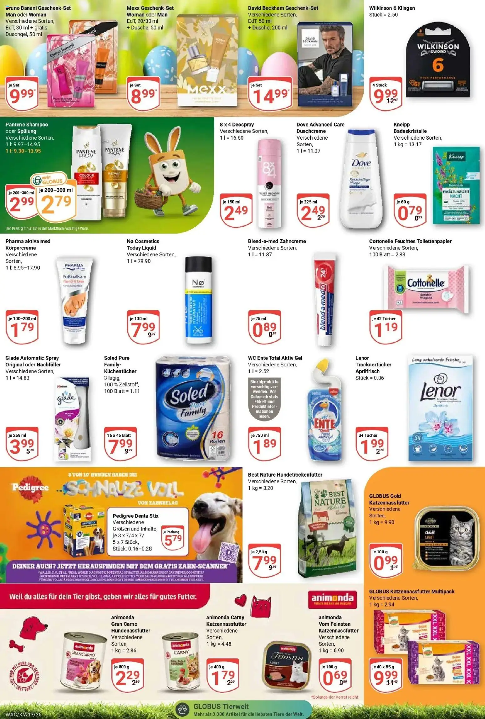 Globus prospekt Markkleeberg	 – gültig ab 23.03.2026 | Seite: 23 | Produkte: Shampoo, Körpercreme, Deospray, Ente