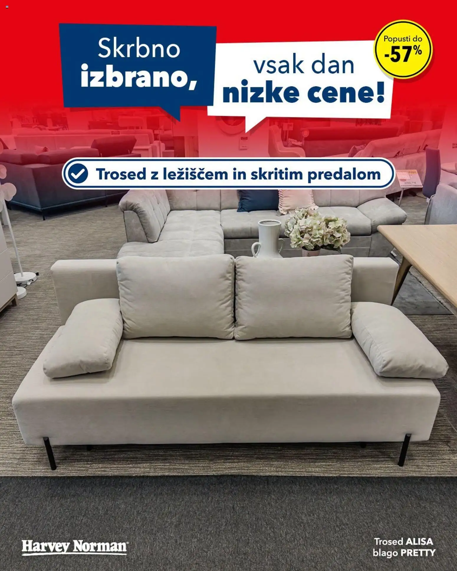 Novi Harvey Norman katalog ponudbe – veljaven od 21.07.2026 | Stran: 7 | Izdelki: Trosed