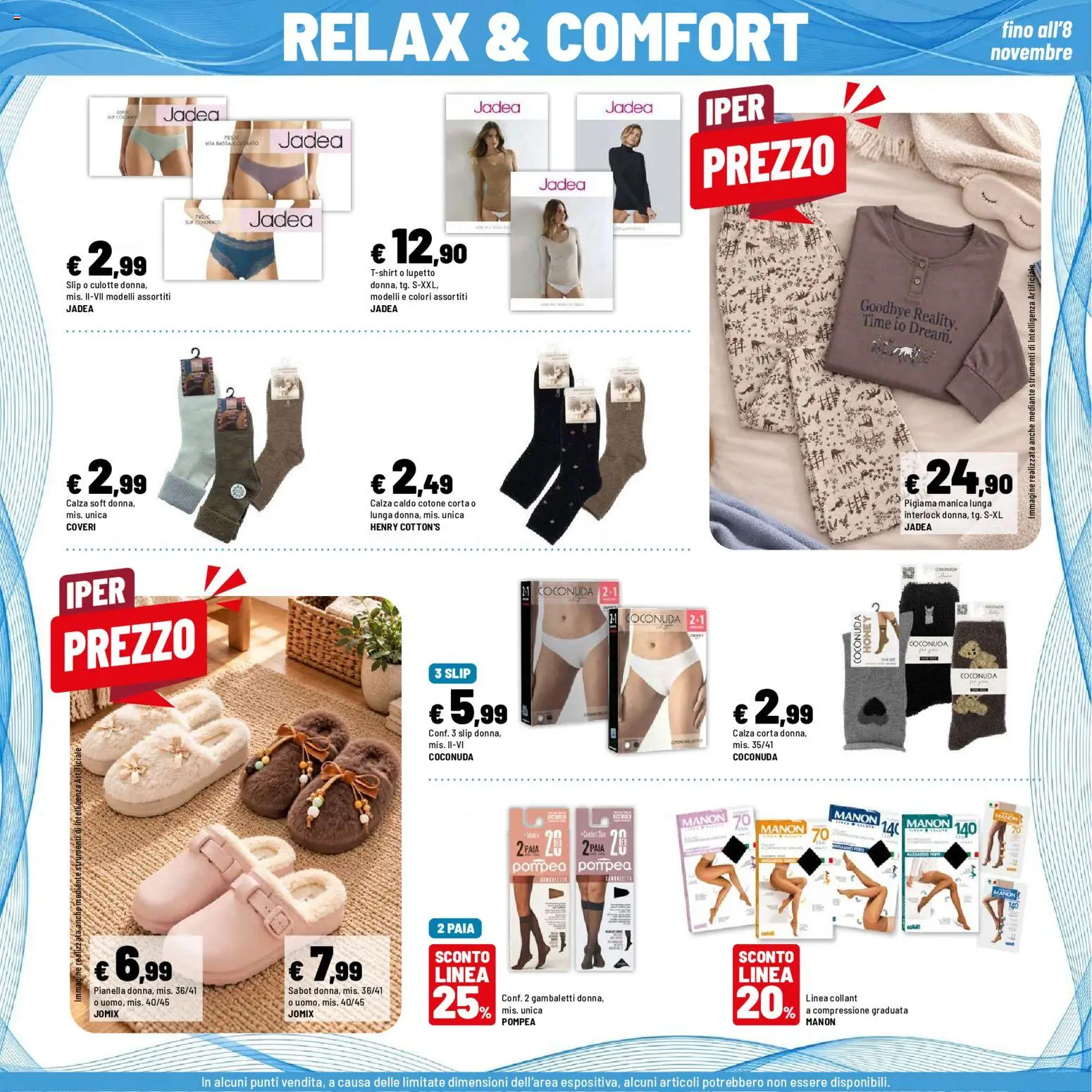 Volantino Iper del 12/10/2026 | Pagina: 37 | Prodotti: Slip, Sabot, Gambaletti, Collant