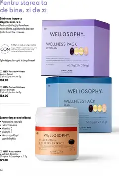 Ofertele Oriflame valabile de la 09.09.2026 | Pagină: 84 | Produse: Afine, Omega