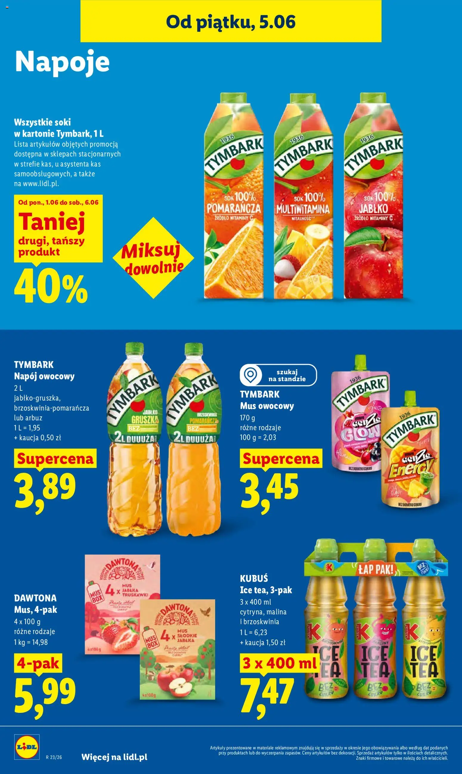 Lidl Polsko leták od 05.06.2026 | Strana: 66 | Produkty: Jablka, Maliny, Cukr
