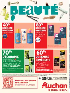 Auchan - Prévisualisation de Auchan Promos, beauté valide à partir de 21.04.2026 | Page: 36 | Produits: Body, Cire, Coloration