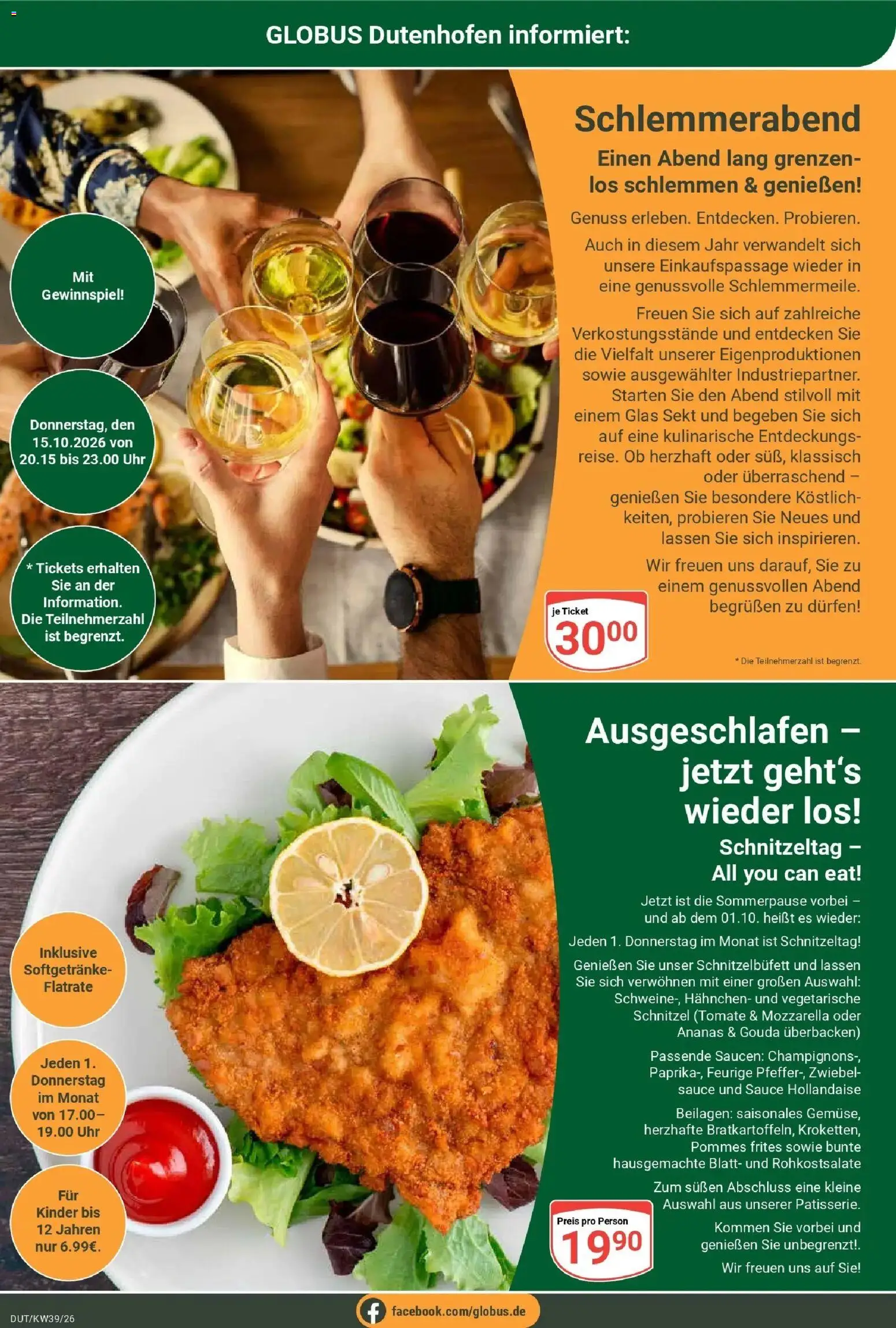 Globus Prospekt Wetzlar-Dutenhofen (ab 21.09.2026) » Angebote online | Seite: 30 | Produkte: Hahnchen, Gouda, Schnitzel, Champignons